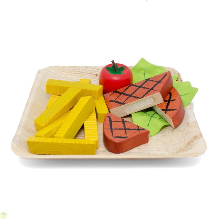Image du produit Activity Board Steak frites, jouets en bois