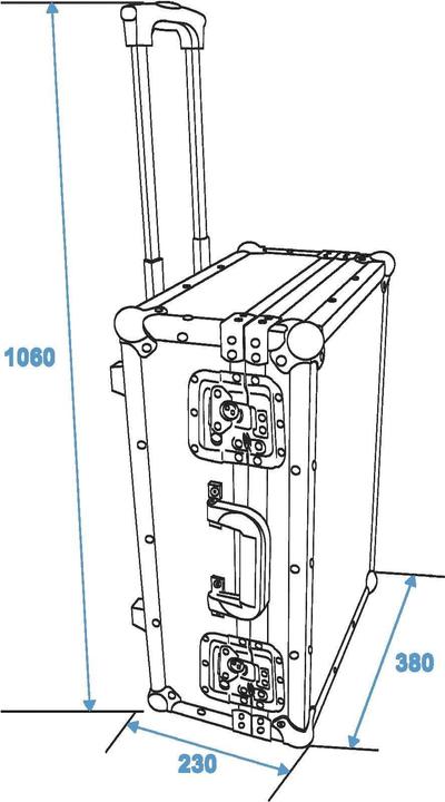 Actual product image Omnitronic Suitcase with trolley (Universal)