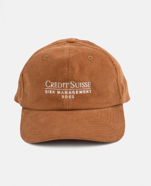 Produktbild Plakativ «Credit Suisse Risk Management» Corduroy Cap Camel