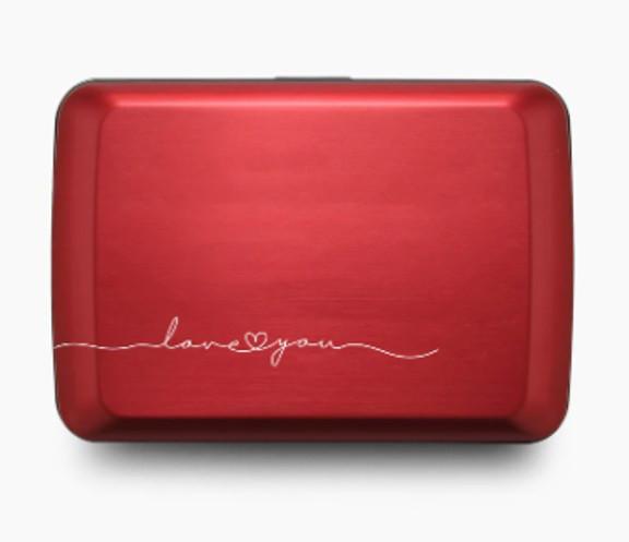 Actual product image Ögon Credit card case V2 PRINT LOVE