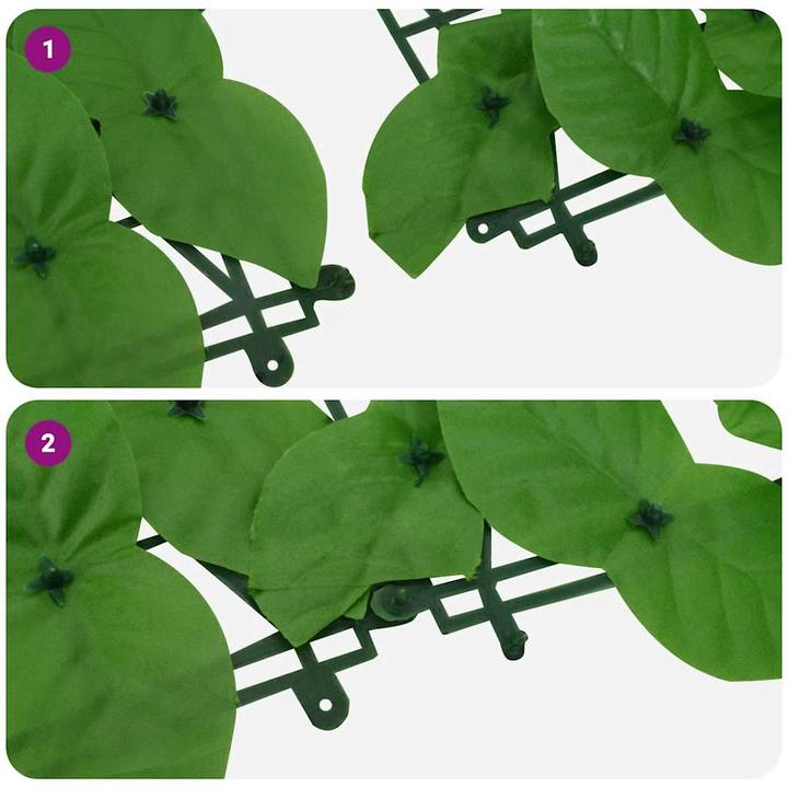 Actual product image VidaXL Balcony privacy screen with leaves (150 cm)