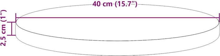 Actual product image VidaXL Kresten (Ø 40 x 2.5 cm)