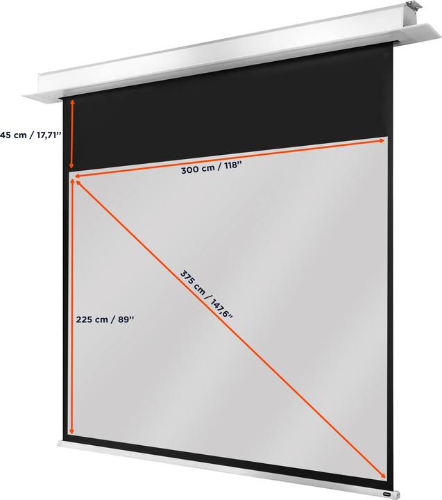 Image du produit Celexon Écran de projection encastrable Motor Professional + 300x225cm 4:3 (148.03", 4:3)