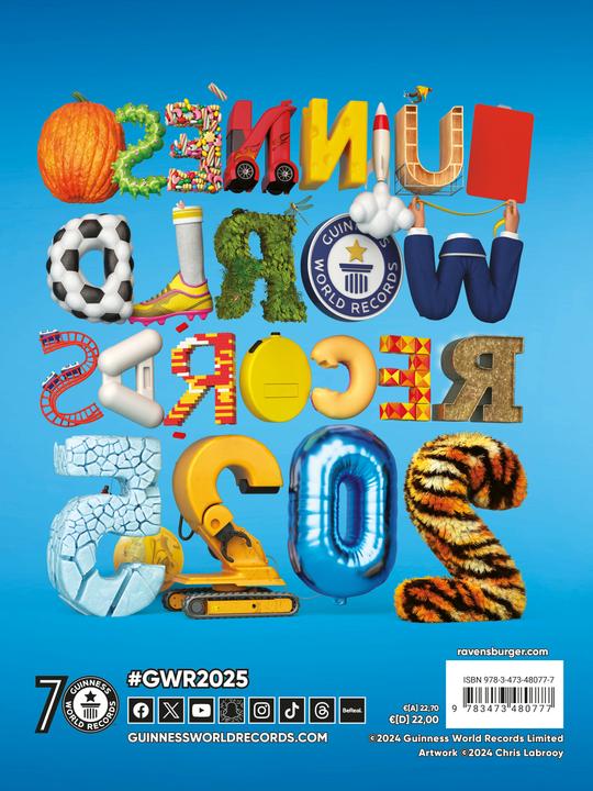 Image du produit Ravensburger Guinness World Records 2025 (Allemand, Guinness World Records Ltd., 2024)