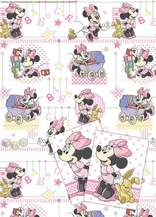 Actual product image Disney Minnie Mouse Gift Wrap Sheets (Pack of 2) (Wrapping paper, 2 x)