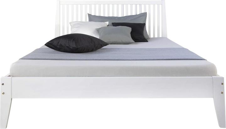 Immagine prodotto Jamb Letto matrimoniale in legno 140x200cm pino bianco (140 x 200 cm)