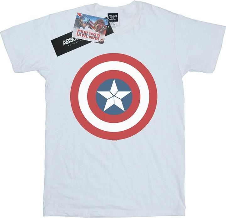 Immagine prodotto Captain America Civil War Shield Maglietta Ragazzi (152, 158)