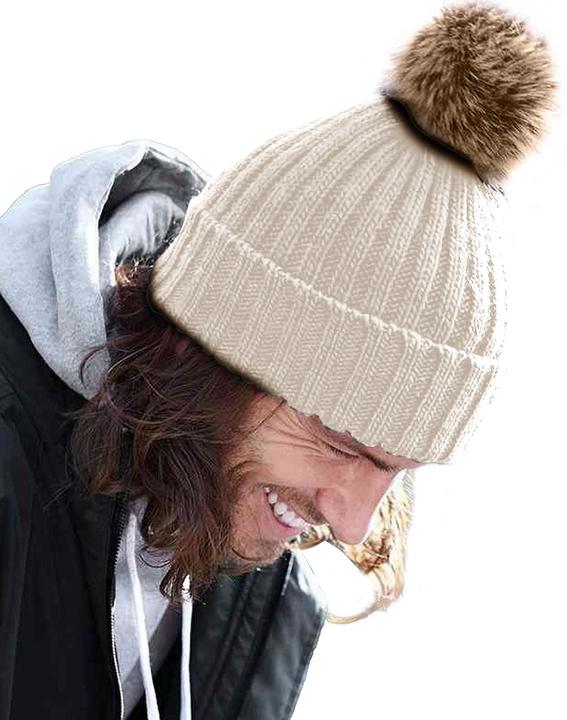 Produktbild Beechfield Strickmütze Mit Bommel (One Size)