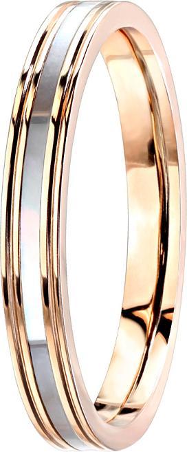 Produktbild Star Piercing Ring rosegold Perlmutt Streifen (52, 925 Silber)