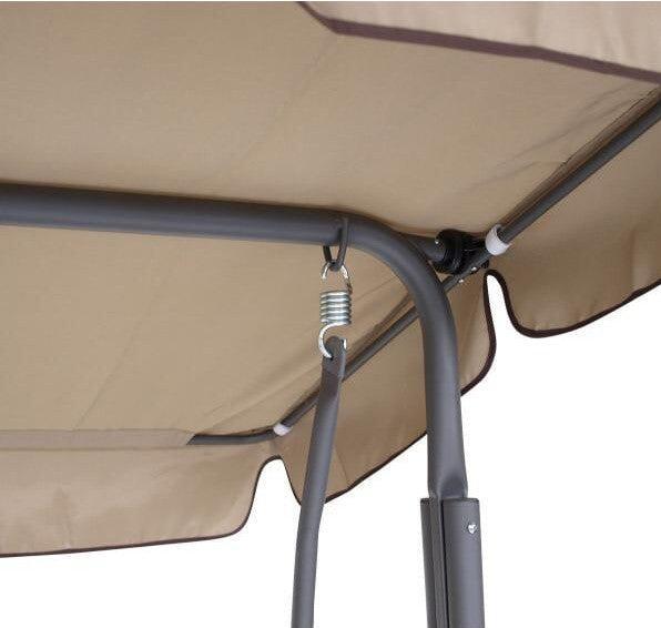 Produktbild Degamo Hollywoodschaukel FLORIDA 3-sitzer, grau/creme