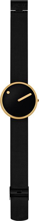 Immagine prodotto Picto 43387-1020 Orologio Unisex Nero e Oro 40mm 5ATM (Orologio da polso analogico, 40 mm)
