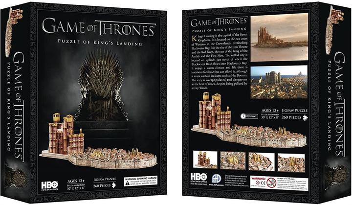 Produktbild 4D City 3D Game of Thrones : Kings Landing (260 Teile)