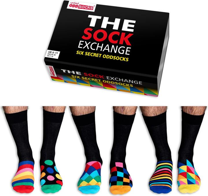 Produktbild United Oddsocks The Sock Exchange (3er Pack, 39 - 46)