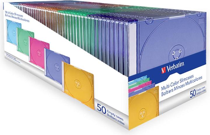 Immagine prodotto Verbatim Custodia Sottile Per Cd/Dvd Jc50 (50 x)