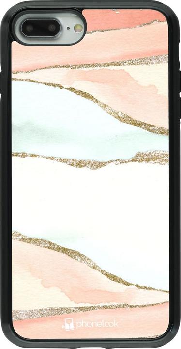 Actual product image PhoneLook Cover Hybrid Armor black Shimmering Orange (Apple iPhone 7 Plus)
