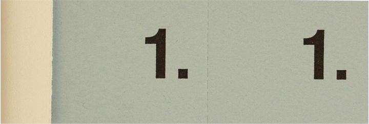 Produktbild Simplex Garderobenblock Nr. 1-100 (100 x)