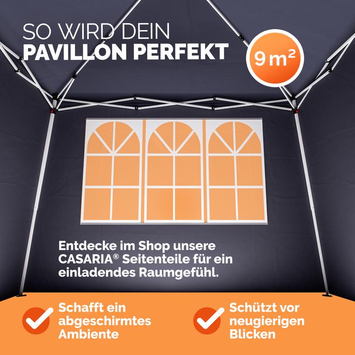 Actual product image Casaria Pavilion pop-up (300 cm, 300 cm)