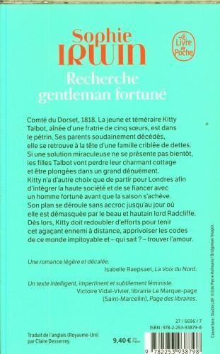 Produktbild Recherche gentleman fortuné : guide à l'usage des jeunes filles (Französisch, Irwin Sophie, 2024)