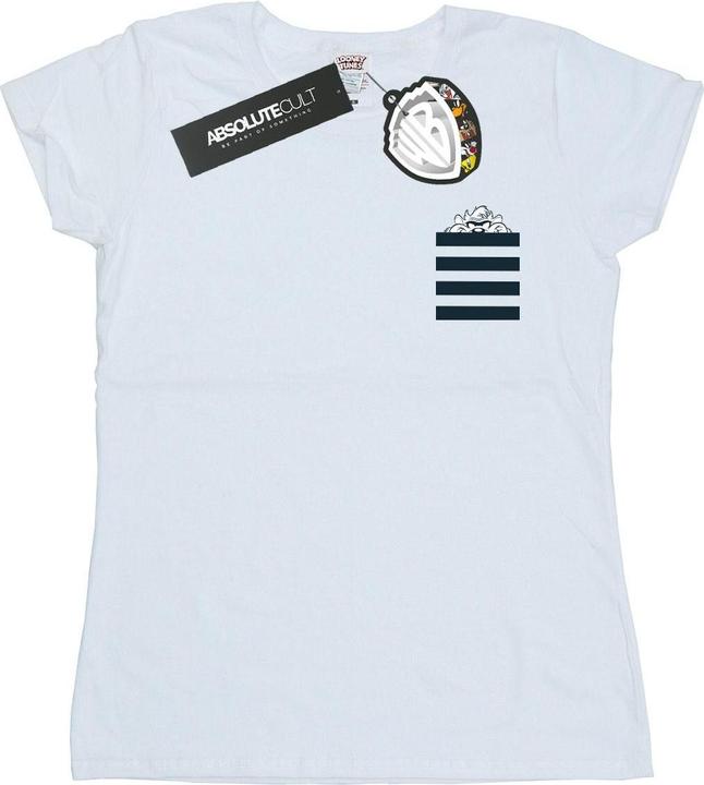 Produktbild Looney Tunes Taz Stripes Faux Pocket TShirt (M)