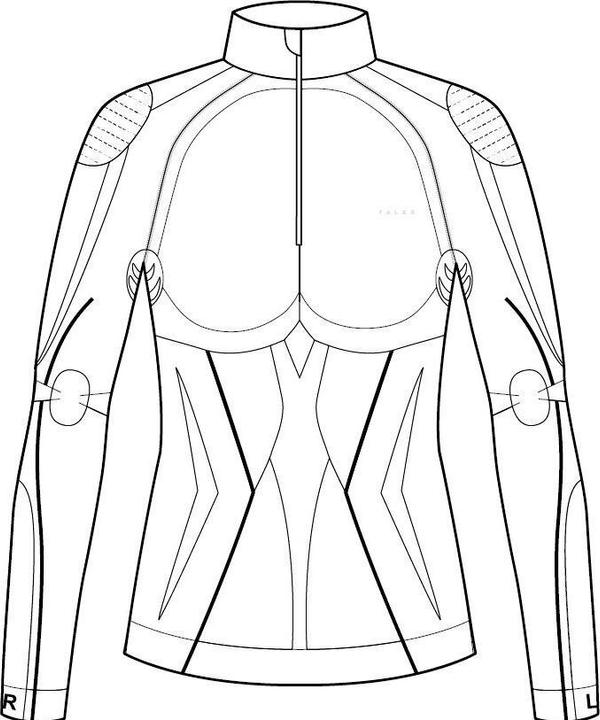 Actual product image Falke Damen Langarmshirt Maximum Warm (M)
