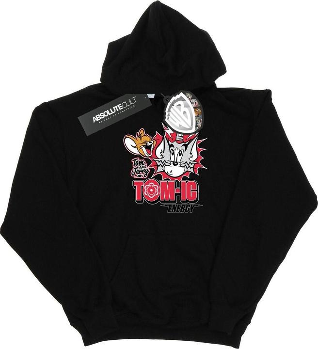 Immagine prodotto Tom & Jerry Tomic Energy Felpa con Cappuccio Uomo (XL)