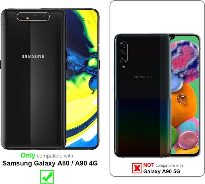 Actual product image Cadorabo Display protection glass (3 Piece, Samsung Galaxy A90 5G)