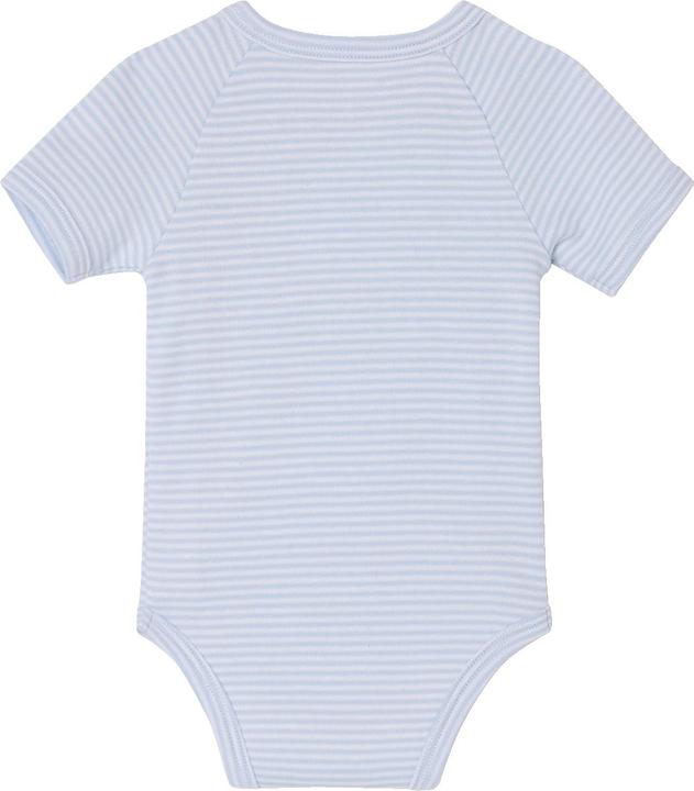 Actual product image Vertbaudet Bio-Kollektion: 3er-Pack Baby Kurzarm-Bodys in Wickelform PETIT COEUR (68)