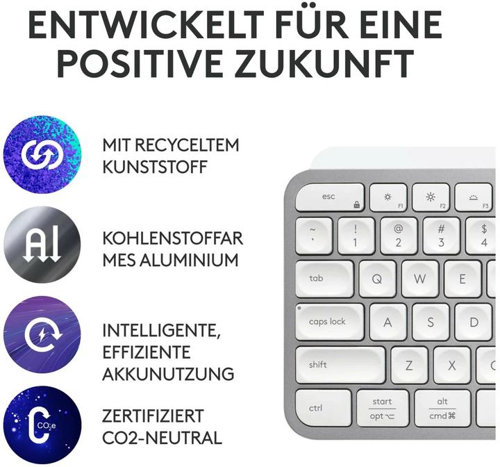 Produktbild Logitech MX Keys S (CH, Kabellos)