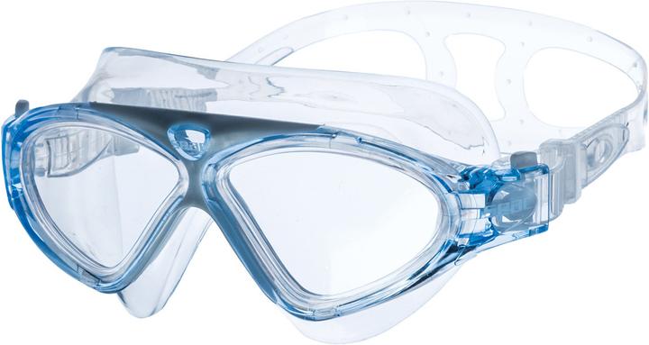 Actual product image Seac Vision Junior swimming goggles blue, fog-free, 100% UV protection, hypoallergenic silicone.