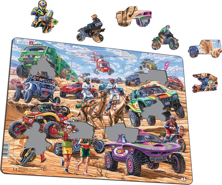 Produktbild Larsen Puzzle - Rallye in der Wüste (55 Teile)