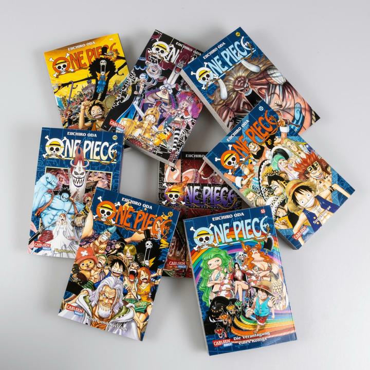 Produktbild One Piece Sammelschuber 5: Thriller Bark (inklusive Band 46–53) (Deutsch, Eiichiro Oda, Antje Bockel, Josef Shanel, Matthias Wissnet, 2024)