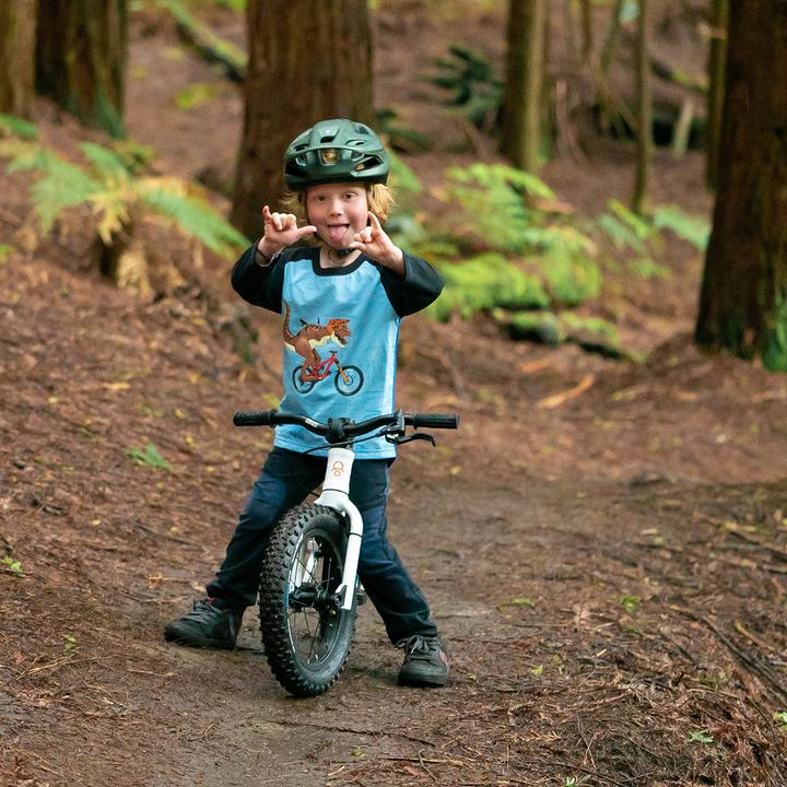 Immagine prodotto Kids Ride Shotgun Maglia MTB Dino antivento per bambini (98, 102, 104, 100 A)