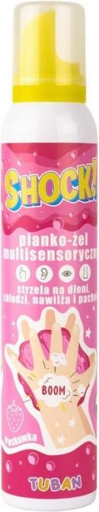 Produktbild Tuban SHOCK! Multisensoryczny pianko-żel Truskawkowy