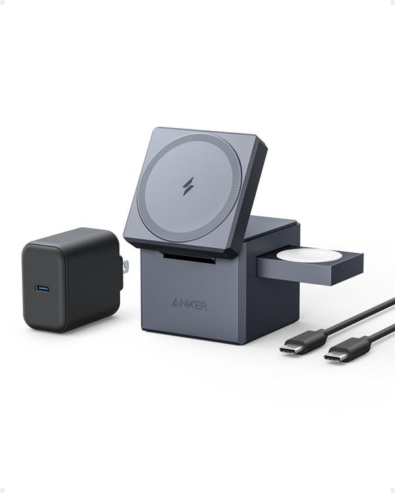 Produktbild Anker 3-in-1 Cube with MageSafe 2B2 (30 W)