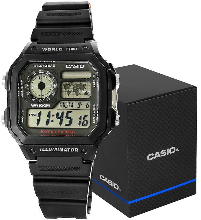 Produktbild Casio Ae-1200wh-1avef (Digitaluhr, 45 mm)