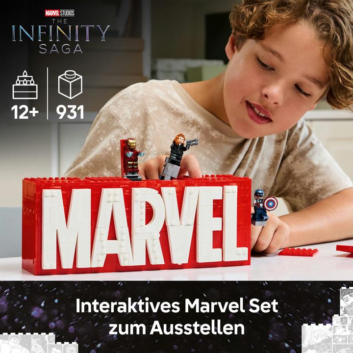 Produktbild LEGO Logo & Minifiguren (76313, LEGO Marvel)