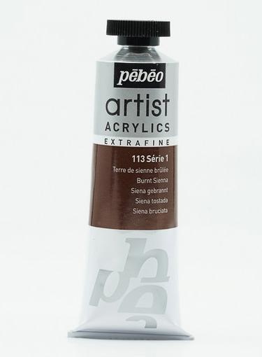 Actual product image Pebeo Artist Acrylics extrafine (Siena burnt, 37 ml)