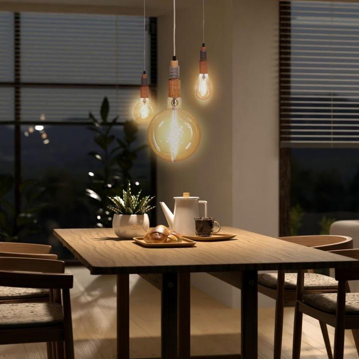 Produktbild Müller Licht Holz-Fassung E27 abgependelt (E27)