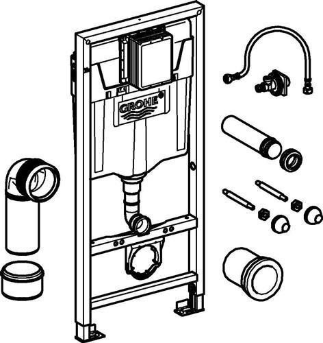 Image du produit Grohe Elément WC RAPID SL Réservoir de chasse GD 2, réducteur de débit