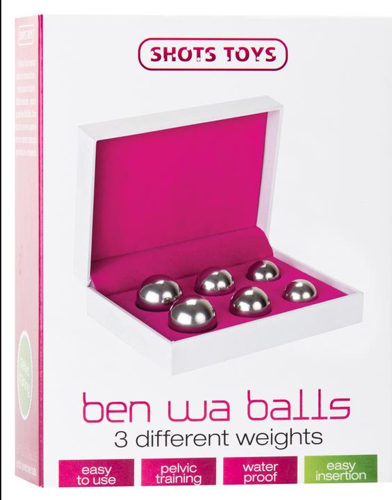 Actual product image Doc Johnson Ben Wa Balls Set Silver