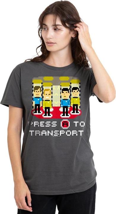 Immagine prodotto Press A to Transport Maglietta Adulto Unisex (XL)