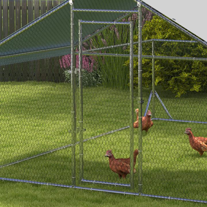 Image du produit PawHut Poulailler nain avec toit pare-soleil