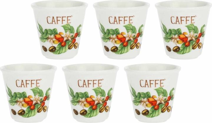 Immagine prodotto La Porcellana Bianca LIQUORELLI Set mit 6 Kaffeelikörgläsern 75 ml