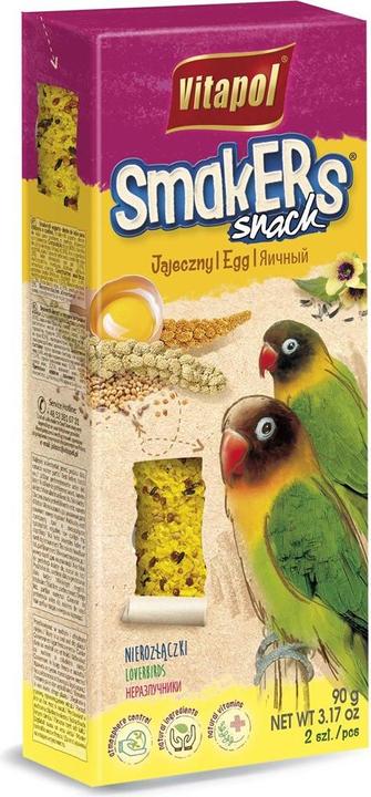 Image du produit Vitapol Oeufs en bâtonnets pour inséparables 2 pcs. 80g (2 x, 0.08 kg)