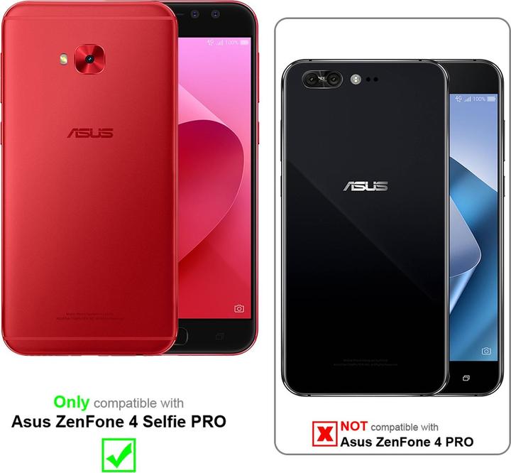 Image du produit Cadorabo Flip comme Invisible Cover (Asus Zenfone 4 Selfie Pro)