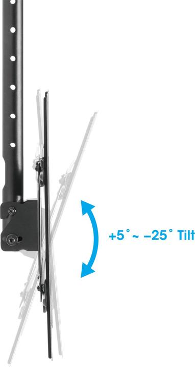 Produktbild Manhattan Höhenverstellbare TV-Deckenhalterung, neig- und schwenkbar (Decke, 80", 50 kg)