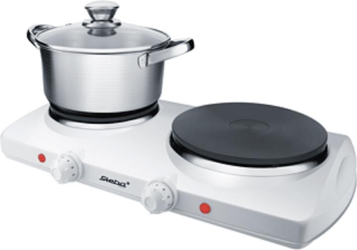 Actual product image Steba Germany KF 150 063800 Double hotplate Overheating protection, pilot light, stepless temp.