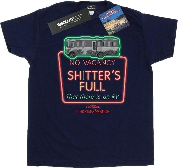 Produktbild National Lampoon´s Vacation National Lampoon's Christmas Vacation Greyscale No Vacancy TShirt (S)