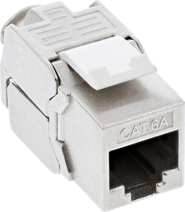Actual product image InLine Keystone RJ45 socket with LSA insert