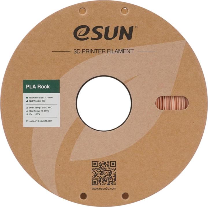 Actual product image eSUN PLA ROCK 1,75mm GRANITE 1kg (PLA, 1.75 mm, 1000 g, Grey)